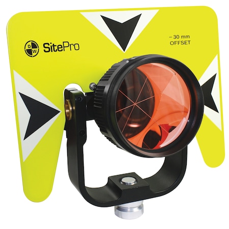 Sitepro 1010-FC Single Prism System, Copper Coated, Florescent 03-1010-FC